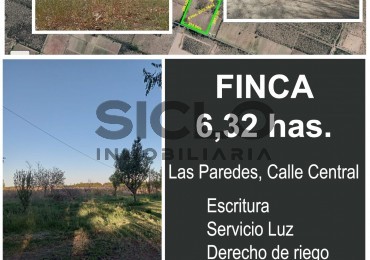 PROPIEDAD RURAL DE 6,32Has.